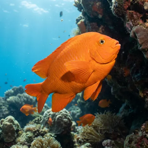 Garibaldi Damselfish