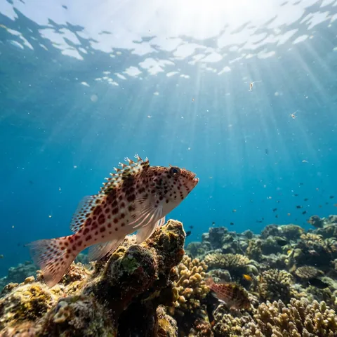 Dwarf hawkfish