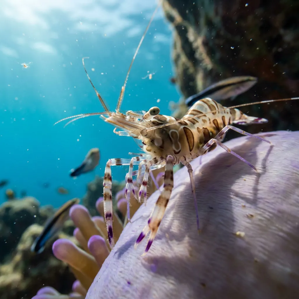 Spotted cleaner shrimp