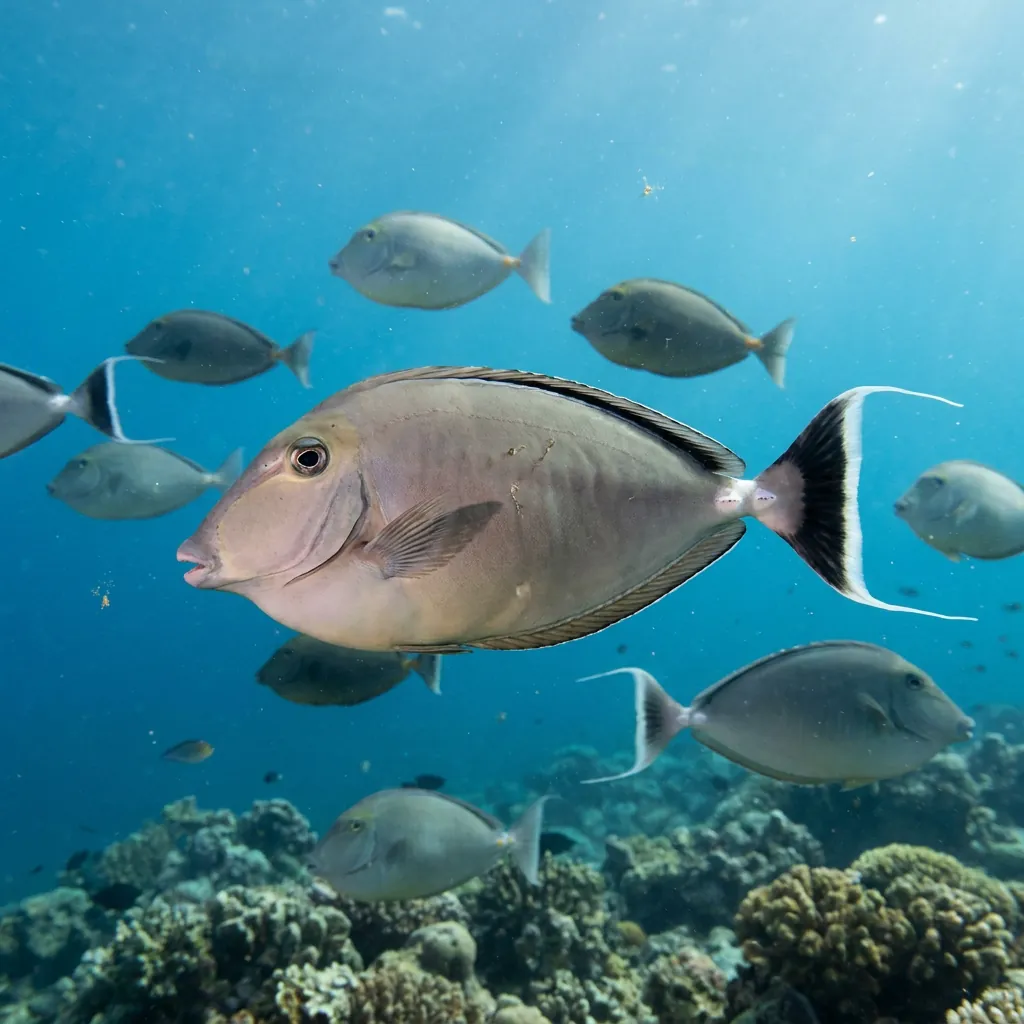 Whitemargin unicornfish