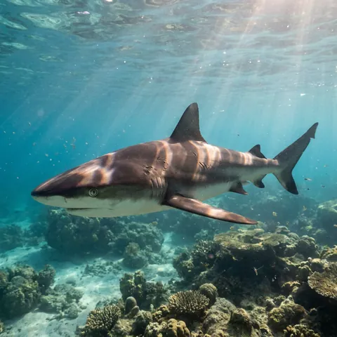 Blacktip reef shark