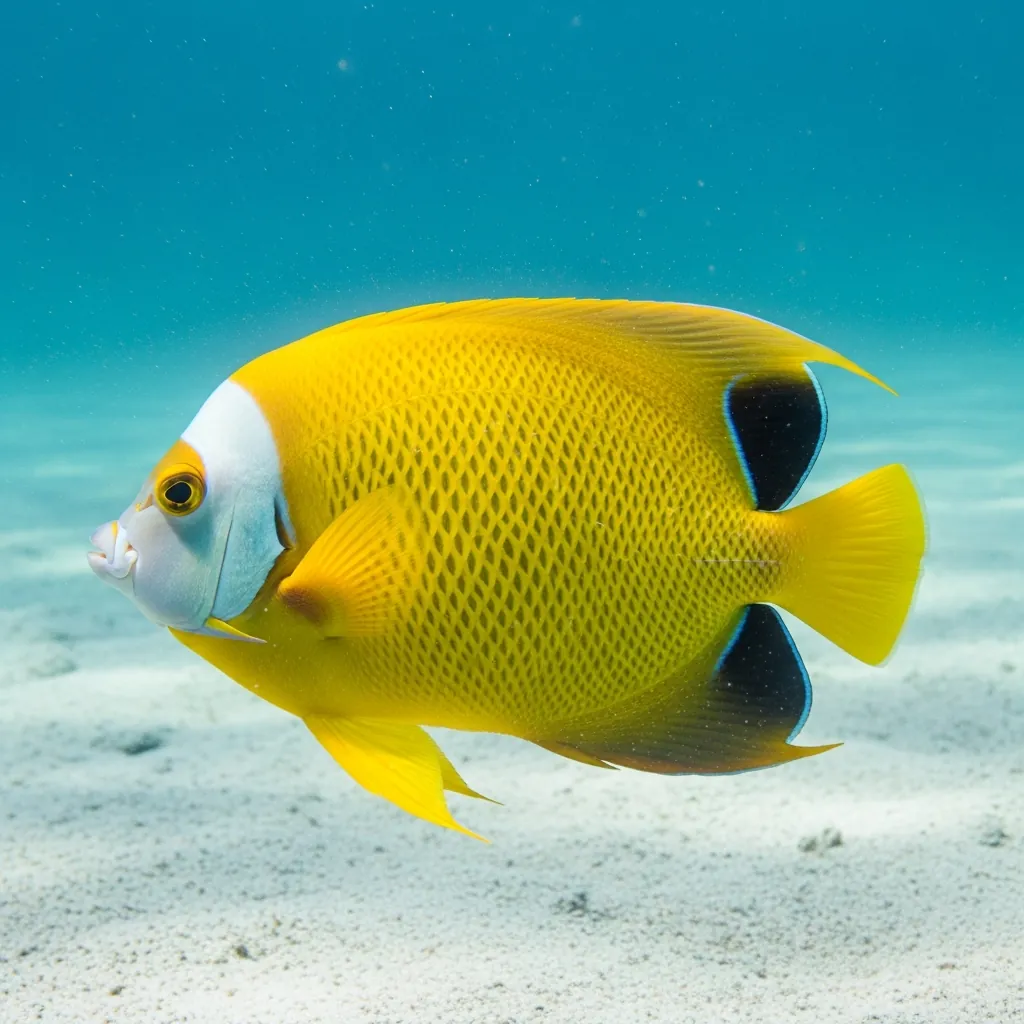 Threespot angelfish