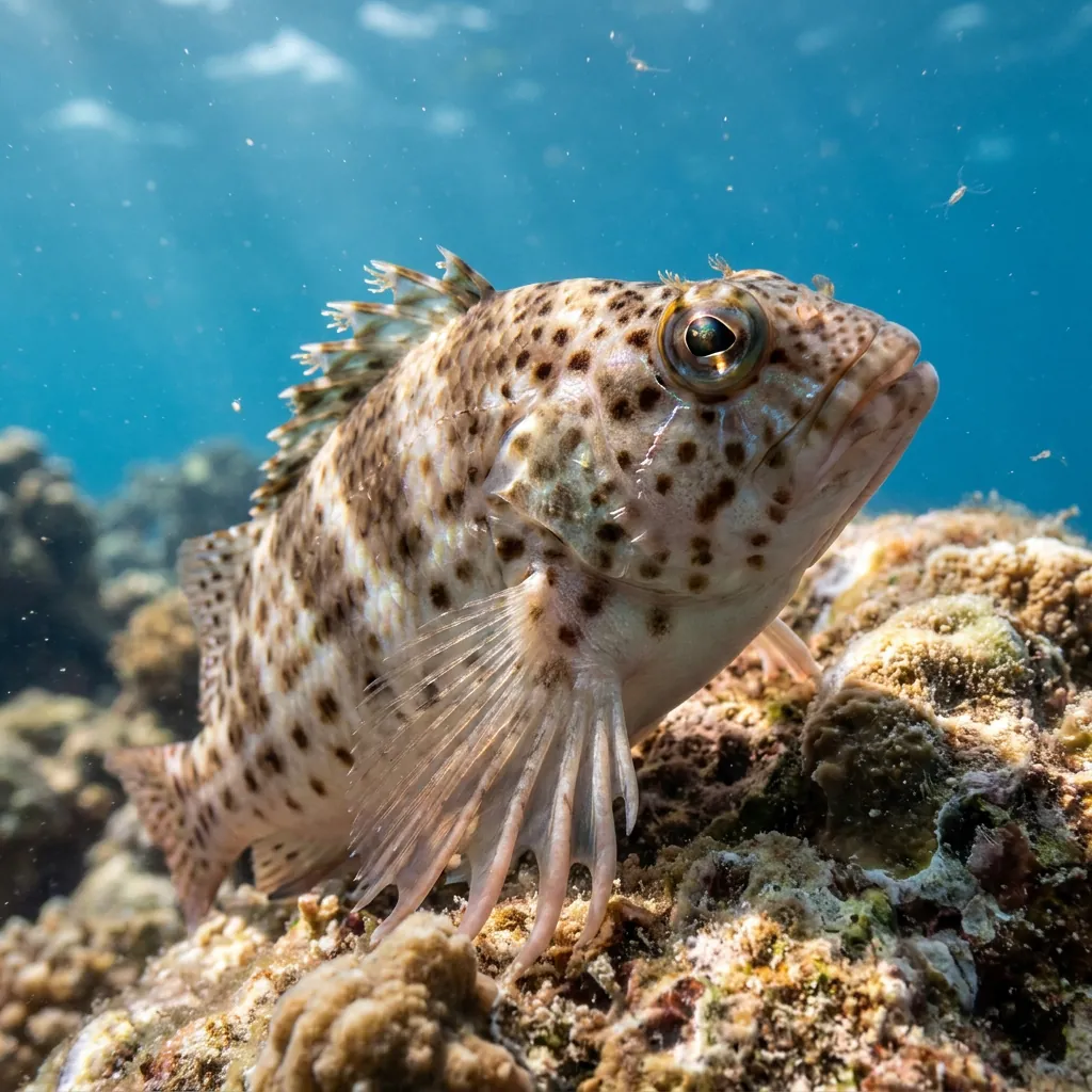 Stocky hawkfish