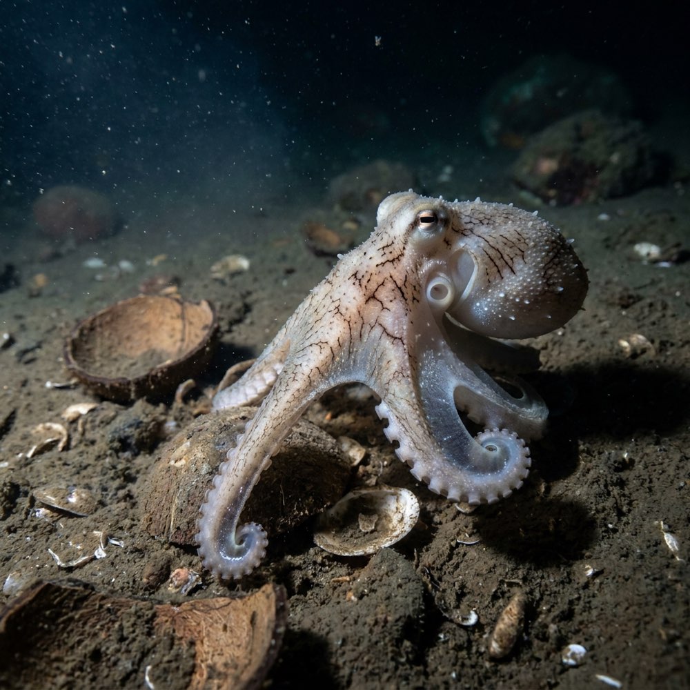 Coconut octopus